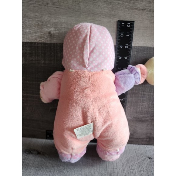 Berenguer Babies  Lil' Hugs Pink Baby Doll Plush Rattle Soft Toy Stuffed 12" - Picture 6 of 8